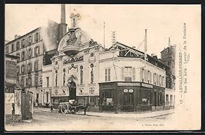 Carte postale Levallois-Perret, Rue des Arts, Lavoir de la Fontaine