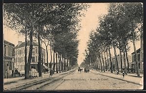 Carte postale Maisons-Alfort, Route de Créteil