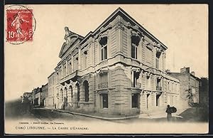 Carte postale Libourne, La Caisse d'Epargne
