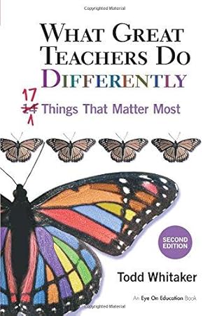 Bild des Verkufers fr What Great Teachers Do Differently: 17 Things That MATTEer Most: 17 Things That Matter Most zum Verkauf von WeBuyBooks