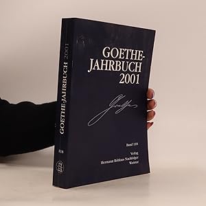 Imagen del vendedor de Goethe Jahrbuch 2001 a la venta por Bookbot