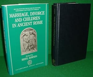 MARRIAGE, DIVORCE AND CHILDREN IN ANCIENT ROME
