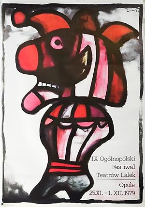 1979 Polish Festival poster - Puppet Theater, Jan Lenica