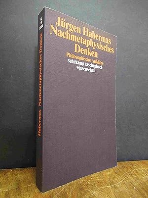 Bild des Verkufers fr Nachmetaphysisches Denken - Philosophische Aufstze, zum Verkauf von Antiquariat Orban & Streu GbR