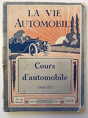 Cours d'automobile (1926-1927).