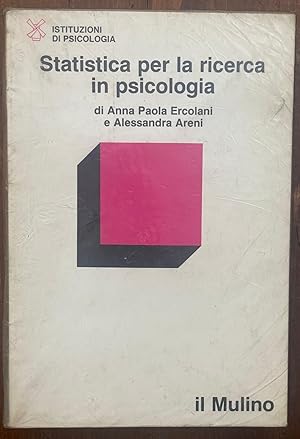 Imagen del vendedor de statistica per la ricerda in psicologia a la venta por librisaggi