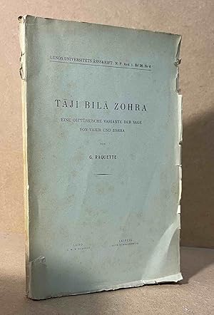 Taji Bila Zohra _ Eine Osttuerkische Variante der Sage von Tahir und Zohra