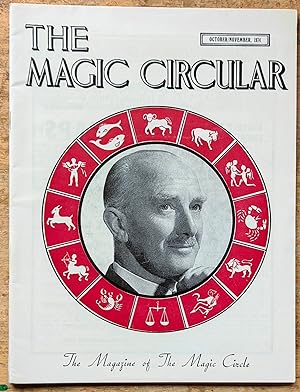 Bild des Verkufers fr The Magic Circular October / November, 1974 (Ron Bishop on cover) /Alan Snowden "Backstage" / Tom O'Beirne "Look Back in Wonder" / Edwin A Dawes "A Rich Cabinet of Magical Curiosities No.24 Harry Houdini" / Henry Goad "Plymouth Magicians and Music-Halls" / Karl Fulves "Monte Opener" / Bill Angler "M2" / Warren M Wexler "'The Magic Boom - Are We Ready?'" / Geoffrey Lamb "What's His Name?" / Allen Benbow "Allen Benbow's Card Routine" / Peter D Blanchard "'Its Tough - Under The Top'" zum Verkauf von Shore Books
