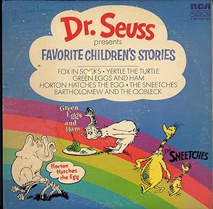 Seller image for Dr Seuss Presents Favorite Children's Stories 2-LP set 1972 for sale by The Jumping Frog