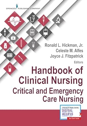 Bild des Verkufers fr Handbook of Clinical Nursing: Critical and Emergency Care Nursing zum Verkauf von WeBuyBooks 2