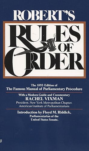 Bild des Verkufers fr Robert s Rules of Order zum Verkauf von moluna