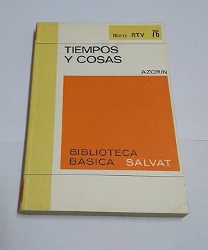 Imagen del vendedor de Tiempo y cosas a la venta por Libros Ambig