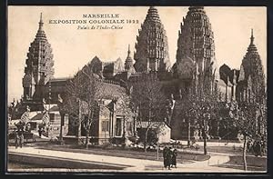 Ansichtskarte Marseille, Ausstellung Exposition coloniale 1922, Palais de l`Indo-Chine