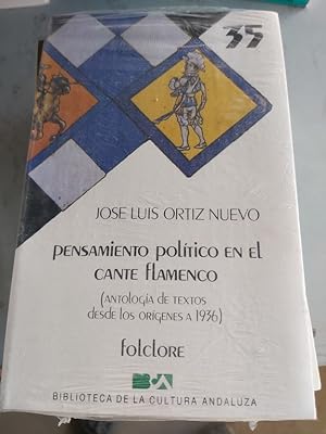 Seller image for PENSAMIENTO POLTICO EN EL CANTE FLAMENCO for sale by Libros Ambig