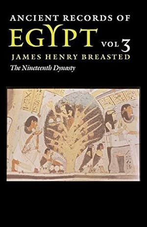 Immagine del venditore per Ancient Records of Egypt: Vol. 3: The Nineteenth Dynasty venduto da WeBuyBooks