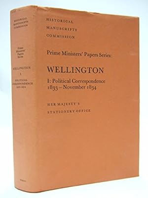 Bild des Verkufers fr Political Correspondence, 1833-Nov.1834 (v. 1) (Prime Ministers' Papers S.) zum Verkauf von WeBuyBooks