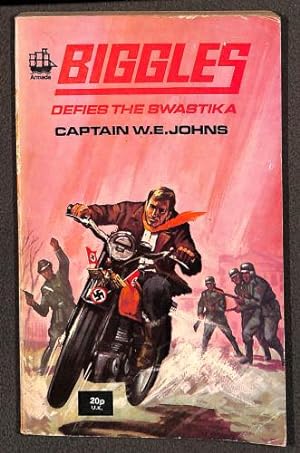 Seller image for BIGGLES DEFIES THE SWASTIKA for sale by WeBuyBooks