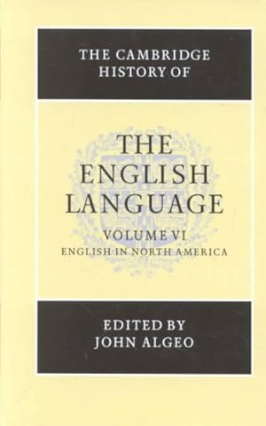Imagen del vendedor de Cambridge History of the English Language : English in North America a la venta por GreatBookPrices
