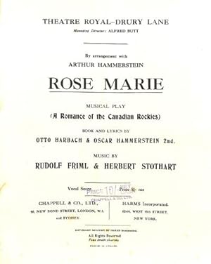 Seller image for Rose-Marie for sale by WeBuyBooks