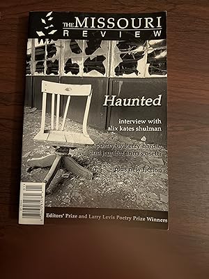 Seller image for The Missouri Review (Haunted, Volume xxiv number 1 2001) for sale by Alicesrestraunt