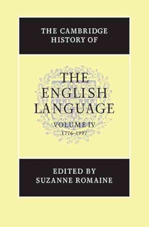 Imagen del vendedor de Cambridge History of the English Language : 1776-1997 a la venta por GreatBookPrices