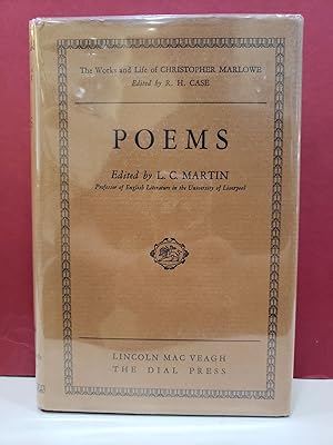 Seller image for The Works and Life of Christopher Marlowe: Marlowe's Poems for sale by Moe's Books