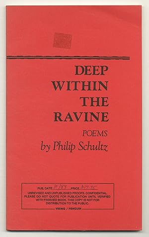 Seller image for Deep Within the Ravine: Poems for sale by Between the Covers-Rare Books, Inc. ABAA
