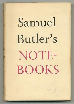 Bild des Verkufers fr Samuel Butler's Notebooks zum Verkauf von Between the Covers-Rare Books, Inc. ABAA