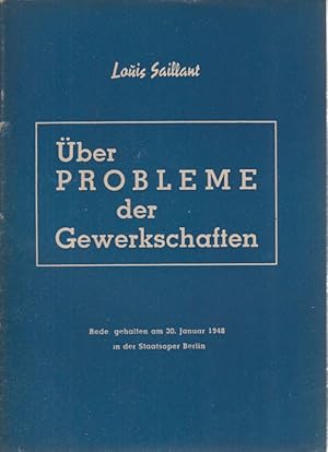 Seller image for ber Probleme der Gewerkschaften. for sale by Fundus-Online GbR Borkert Schwarz Zerfa