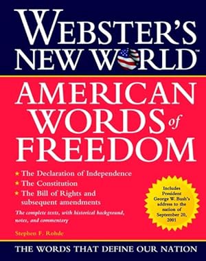 Seller image for Webster's New World American Words of Freedom for sale by GreatBookPrices