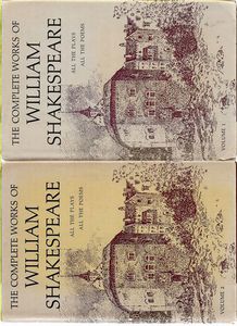 Bild des Verkufers fr The Complete Works of William Shakespeare, Arranged in Their Chronological Order. Volumes One & Two zum Verkauf von Book Haven