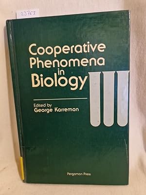 Seller image for Cooperative Phenomena in Biology. for sale by Versandantiquariat Waffel-Schrder