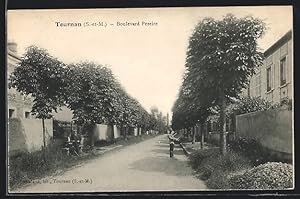 Carte postale Tournan, Boulevard Pereire