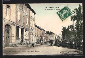 Carte postale Millau, Camp du Lazarc, La Musique au Village