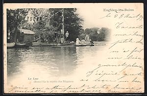 Carte postale Enghien-les-Bains, Le Lac
