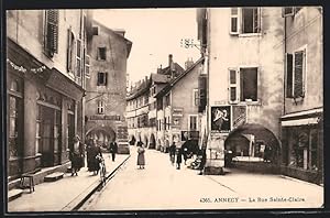 Carte postale Annecy, La Rue Sainte-Claire