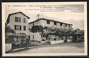 Carte postale Itxassou, Hotel du Pas-de-Roland