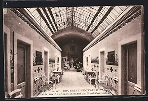 Carte postale Saint-Nectaire, Intérieur de l`Etablissement du Mont Cornadore