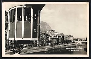 Carte postale Grenoble, Le Téléférique