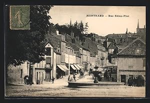 Carte postale Montbard, Rue Edme-Piot