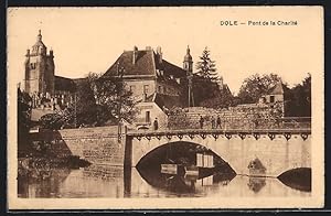 Carte postale Dole, Pont de la Charité