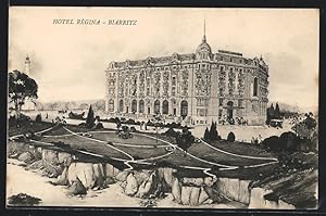 Carte postale Biarritz, Hotel Regina