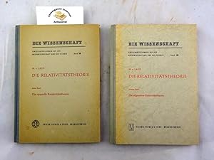 Bild des Verkufers fr Die Relativittstheorie . Erster Band: 1. Die spezielle Relativittstheorie. 6., durchgesehene Auflage .Mit 23 Abbildungen. Mit einem Vorwort zu dieser Auflage.Zweiter Band: Die allgemeine Relativittstheorie 4., neubearbeitete Auflage. Mit 11 Abbildungen. (1956). zum Verkauf von Chiemgauer Internet Antiquariat GbR