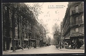 Carte postale Boulogne, Boulevard Jean-Jaures