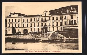 Carte postale Carcassonne, Hotel Bristol, Restaurant Provencal