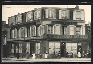 Carte postale Granville, Hotel de la Gare