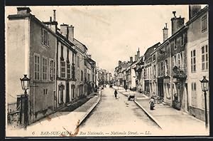 Carte postale Bar-sur-Aube, Rue Nationale