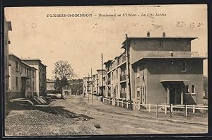 Carte postale Plessis-Robinson, Boulevard de L`Union, La Cité Jardin