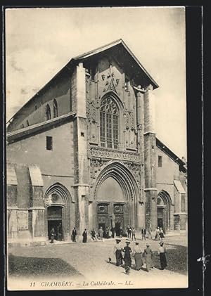 Carte postale Chambéry, La Cathédrale