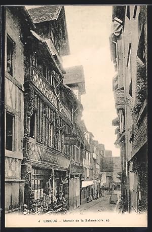 Carte postale Lisieux, Manoir de la Salamandre